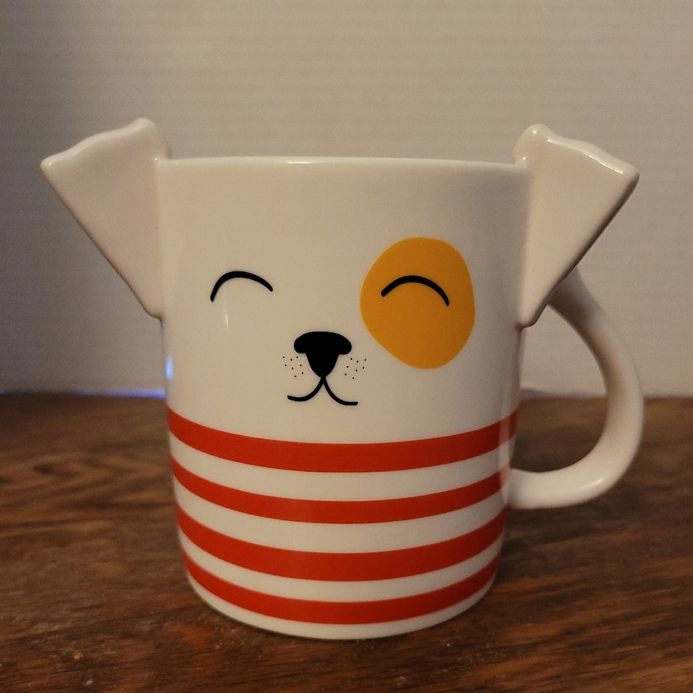 Coffee Tea Mug Dog With Ears 16 Oz NEW Parker Lane